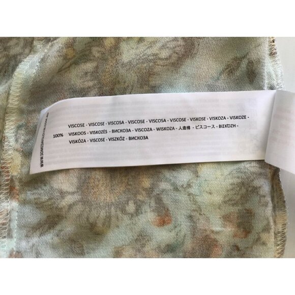 Somedays Lovin Womens Bungalow Floral Print Woven Bodysuit Teddy Size S M - Picture 8 of 12